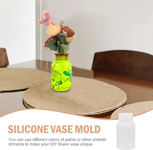 Vista 5 de Florero de epoxi para fundición, ideal para decoración de mesa, proyectos de manualidades en el hogar