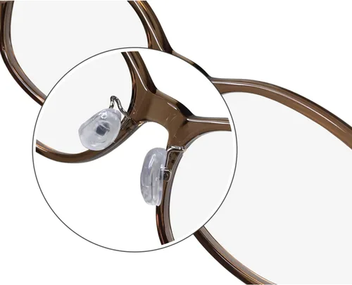 Vista 4 de Mochi a girl, Almohadillas de nariz para gafas Fundas antideslizantes sin adhesivo Almohadilla de nariz de silicona suave para gafas, anteojos