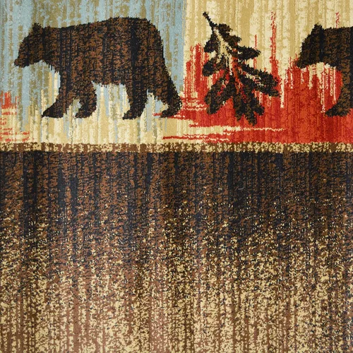 Vista 4 de Mayberry Rug Fossil Creek - Alfombra de área, 2.3 x 3.3 pies, multicolor
