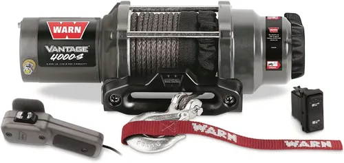 Vista 6 de Cabestrante Warn Vantage 2000 S, 2000 libras. de capacidad, Negro