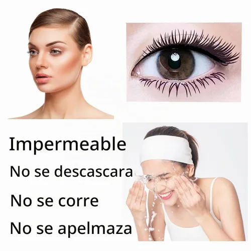 Vista 3 de Regalos de Halloween, pestañas de colores, maquillaje, voluminizador, construcción de volumen, impermeable, sensacional, lavable, alargamiento 6