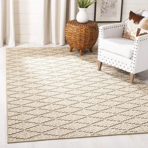 Vista 8 de SAFAVIEH Palm Beach Collection - Alfombra para pasillo, 2 pies 3 pulgadas x 10 pies, color beige y beige, diseño de sisal, no desprende pelusa