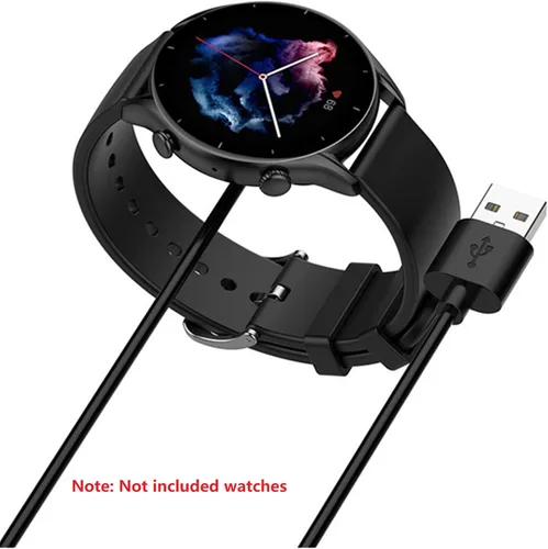 Vista 7 de Cable de carga USB para Amazfit GTR3 Pro Smart Watch Reemplazo Cable de carga magnético Soporte de carga Accesorio