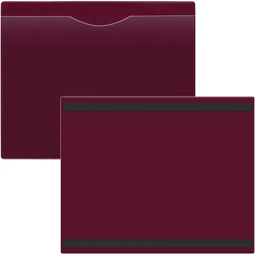 Vista 13 de StoreSMART FJ85STCM-5 - Archivador con parte trasera magnética, 5 unidades, plástico transparente, resistente, resistente