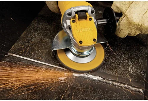Vista 4 de DEWALT - Amoladora angular con apagador tipo paleta de 4 1/2 pulgada. Pequeña. DWE4120