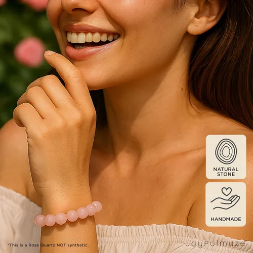 Vista 6 de Curación de cristal hecha a mano de primera calidad, regalo de cuentas de piedras preciosas para hombres y mujeres