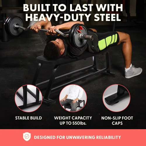 Vista 3 de SQUATZ Adjustable Bench for Home Gym - Versatile Weight Bench for Men & Women - Ergonomic Workout Bench for Bench Press & Full Body Exercise
