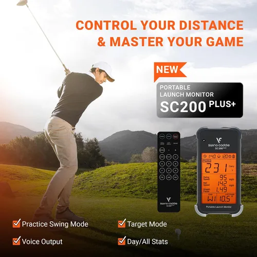 Vista 4 de Voice Caddie - Monitor de lanzamiento portátil Swing Caddie