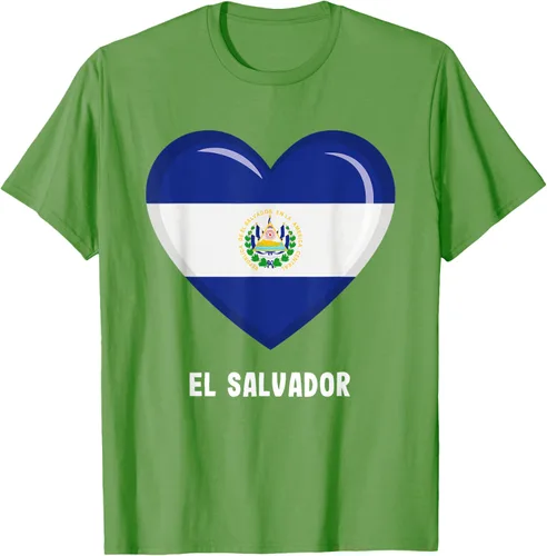 Vista 22 de Camiseta Bandera de El Salvador Camiseta salvadoreña