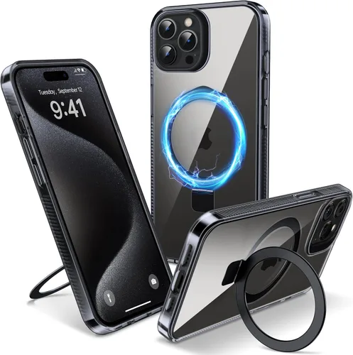 Vista 16 de Funda magnética para iPhone Air – [Soporte invisible integrado] [Compatible con MagSafe] [Protección contra caídas de grado militar] Cubierta
