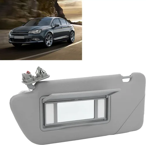 Vista 7 de Reemplazo de visera solar, 8163EG 98158119ZQ 98158116ZQ - Visera solar para automóvil del lado izquierdo del conductor para 2008 3008 308 308S 408