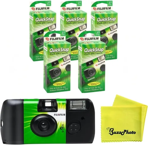 Vista 6 de Fujifilm Fujifilm QuickSnap Flash 400 - Cámara desechable de 1.378 in con flash (1 unidad)