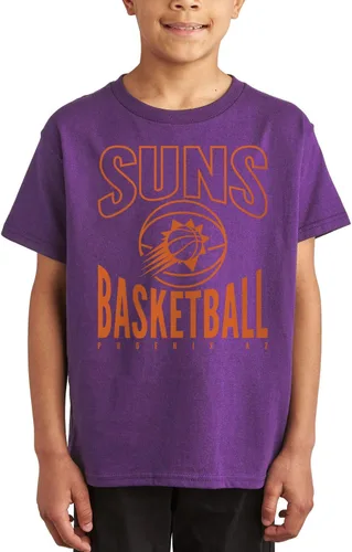 Vista 29 de Junk Food NBA Team Basketball - Camiseta de manga corta para niños y niñas con licencia