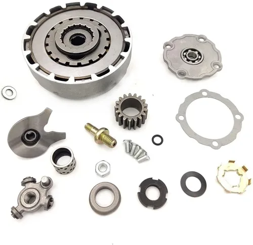 Vista 2 de Conjunto de embrague de 17 dientes para semi automático, 50 cc, 70 cc, 90 cc, 110 cc, 125 cc, motor de moto de cross