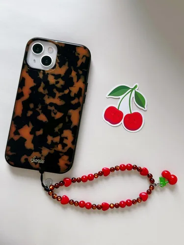 Vista 34 de Drawwind Correa con cuentas para teléfono con pulsera universal, cordón para teléfono celular lindo, pulsera de muñeca con cuentas, cadena de hilo