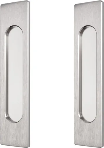 Vista 16 de MOROBOR Tiradores de puerta corredera ovalados autoadhesivos de 7.087 in, 2 manijas de aleación de aluminio sin perforaciones para puertas Bronce