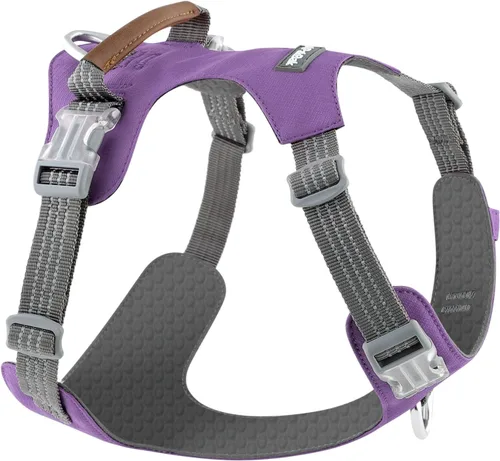 Vista 15 de Arnés para perro sin tirones – Arnés reflectante ajustable de nylon para perros pequeños, medianos y grandes, arnés de entrenamiento a prueba