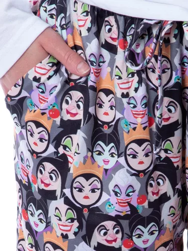 Vista 4 de Disney Womens' Villains Ursula Maleficent Evil Queen Sleep Pajama Pants