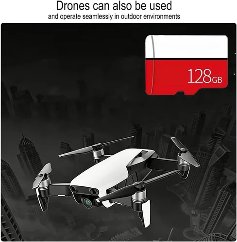 Vista 6 de Tarjeta Micro SD de 128 GB, para smartphone/impresora/computadora personal/consola de juegos/tableta