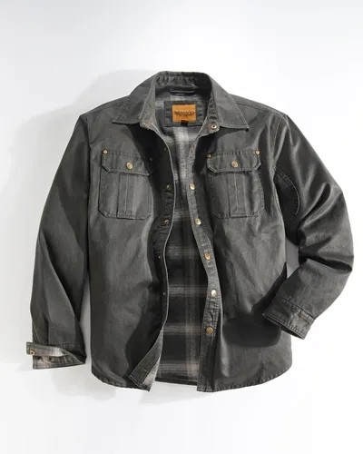 Vista 4 de Venado Chaqueta de gamuza de algodón oculta