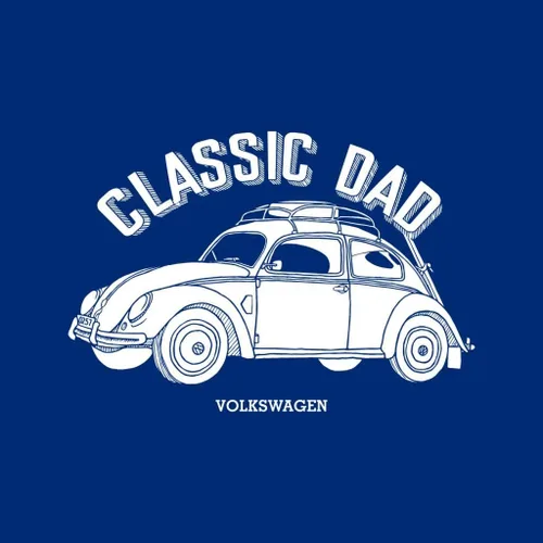 Vista 2 de Volkswagen Classic Dad Beetle - Camiseta para hombre