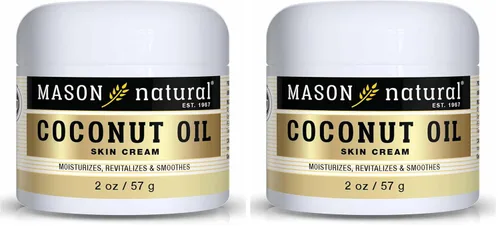 Vista 8 de MASON NATURAL Crema de belleza de aceite de coco, hidratante hidratante con colágeno para una piel suave y firme, 2 onzas