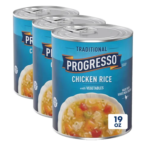 Vista 9 de Progresso Vegetable Classics - Sopa enlatada de tomate y albahaca, sin gluten, 19 onzas Media taza de verduras por porción, sin sabores