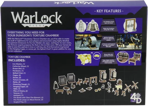Vista 2 de WizKids Warlock Tiles: Accesorio – Cámara de Tortura