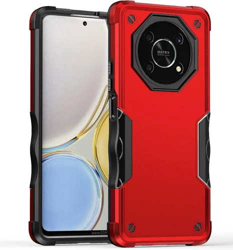 Vista 8 de Compatible con Honor X9, a prueba de golpes, híbrida resistente a los golpes, funda híbrida para parachoques híbrida de cuerpo completo, resistente