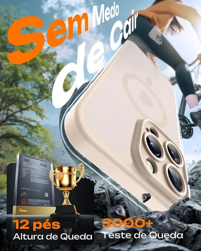 Vista 185 de TOCOL Funda para iPhone 11, compatible con Magsafe, protección completa de cámara, imanes integrados, protección contra caídas, funda translúcida