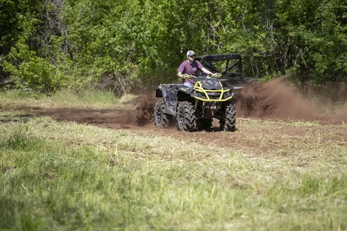 Vista 3 de Big Buck - Grada de arado de disco ATV/UTV de 28 pulgadas de ancho de corte con soporte receptor universal de 2 pulgadas, cultiva de 1 a 2 acres