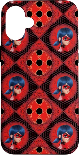Vista 23 de Miraculous Ladybug and Cat Noir The Movie LB Pattern Case para iPhone 17
