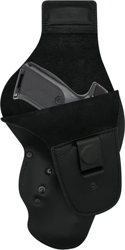 Vista 30 de Urban Carry LockLeather Funda G3 Holster - Diseño híbrido de cuero/polímero para ocultación óptima Disponible en tamaños Cadete, Trooper, Teniente