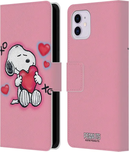 Vista 81 de Head Case Designs Funda de piel con licencia oficial de Peanuts Beach Surf Snoopy Boardwalk Airbrush compatible con Apple iPhone 11