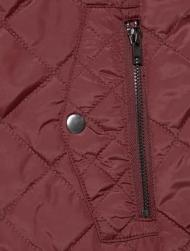 Vista 6 de Allegra K - Chaleco acolchado y ligero, de cuello alto, con cremallera, para mujer