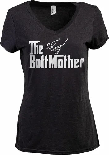Vista 53 de The Dogmother Divertida camiseta con cuello en V para mujer, con cuello en V (italiano) Greyhound