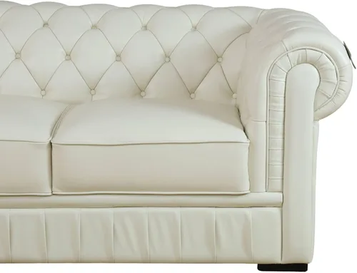Vista 7 de Sofá seccional en forma de L, conjunto de sofás de Cuero, sofá grande de piel de vaca con sillón reclinable a la izquierda, adecuado para oficina