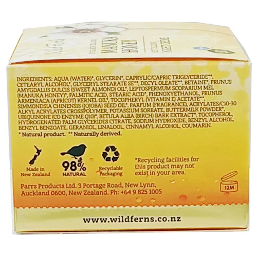 Vista 2 de Wild Ferns Crema de Noche Revitalizante de Miel de Manuka 3.53 oz