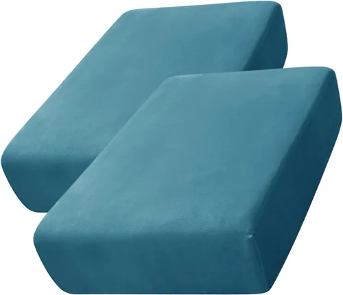 Vista 19 de CONRUSER Funda de cojín elástica de terciopelo suave, funda de cojín de felpa de terciopelo suave, fundas de sofá, protector de muebles con parte