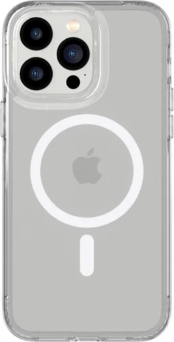 Vista 8 de tech21 Funda transparente para iPhone 14 Evo Clear compatible con MagSafe®, resistente a los arañazos, absorbe los golpes y protección contra caídas