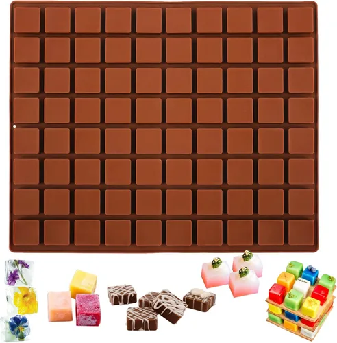 Vista 12 de Sakolla 3 piezas de moldes redondos de silicona para galletas de chocolate, moldes cilíndricos de 12 cavidades para Oreos cubiertas de chocolate