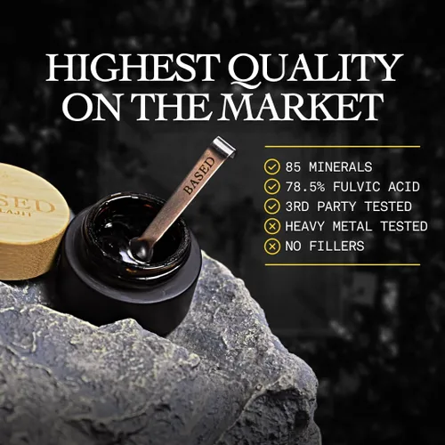 Vista 3 de Shilajit basado Resina pura de Shilajit con máxima potencia, energía y apoyo inmunológico para hombres y mujeres, rica en ácido fúlvico y más
