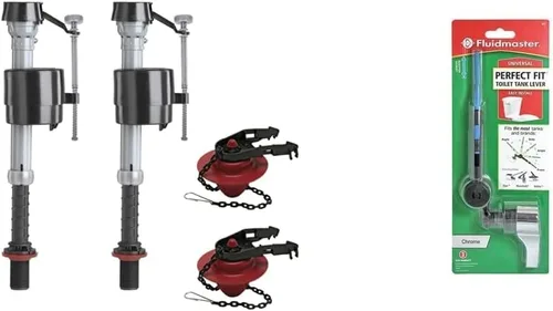 Vista 10 de Fluidmaster K-400A-5004 Válvula universal de llenado de inodoro y kit de reparación de aleta de inodoro de 2 pulgadas