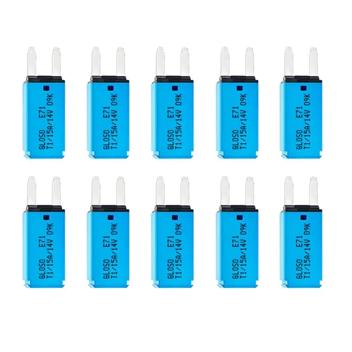 Vista 6 de Kit surtido de fusibles de cuchilla para disyuntor de cajero automático de reinicio automático de 14 V, 5 unidades (10A, 15A, 20A, 25A, 30A)