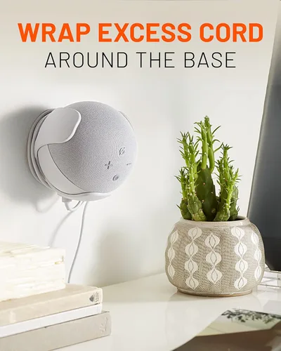 Vista 5 de Made For Amazon Wall Mount, for Echo Dot (5th generation)