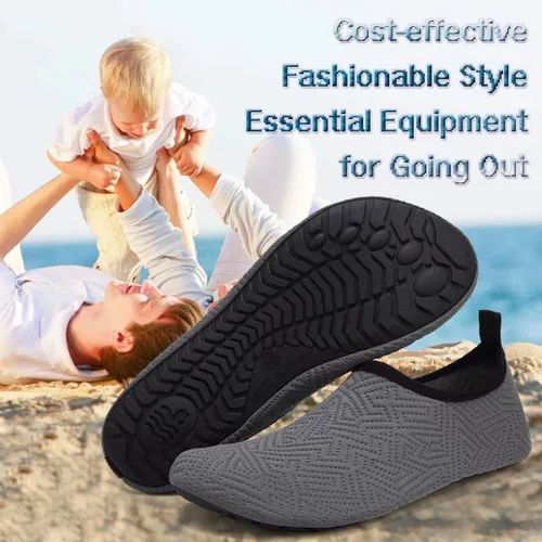 Vista 6 de YALOX - Zapatos de agua para deportes al aire libre, playa, natación, acuáticos, secado rápido, zapatos tipo calcetines, calzado descalzo para surf