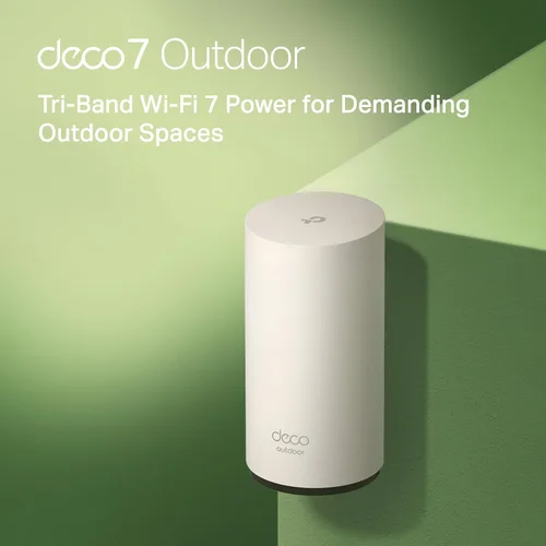 Vista 2 de TP-Link Deco 7 Outdoor BE65 BE11000 Tri-Band Wi-Fi 7 Mesh Extensor Complemento