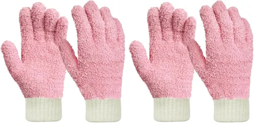 Vista 14 de MIG4U Guantes de limpieza de microfibra para el hogar, guantes para limpiar persianas, ventanas, contraventanas, muebles y coche, reutilizables, sin
