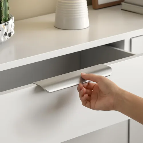 Vista 18 de Goldenwarm Paquete de 6 manijas de gabinete de cocina de 3 pulgadas, tiradores negros para armarios, tiradores de borde, accesorios de cocina negros