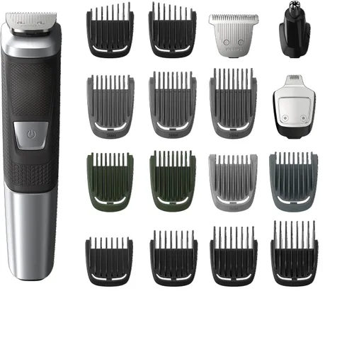 Vista 8 de Philips Norelco 5000 - Cortadora todo en uno 19 en 1, cara, cabello y Negro